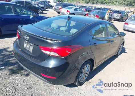 2016 Hyundai Elantra Se from USA, damaged, VIN KMHDH4AE8GU481514
